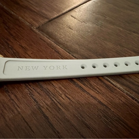 Ladies' Kate Spade Park Row Rose-Tone Strap Watch with Grey Dial New No Box - Picture 7 of 11